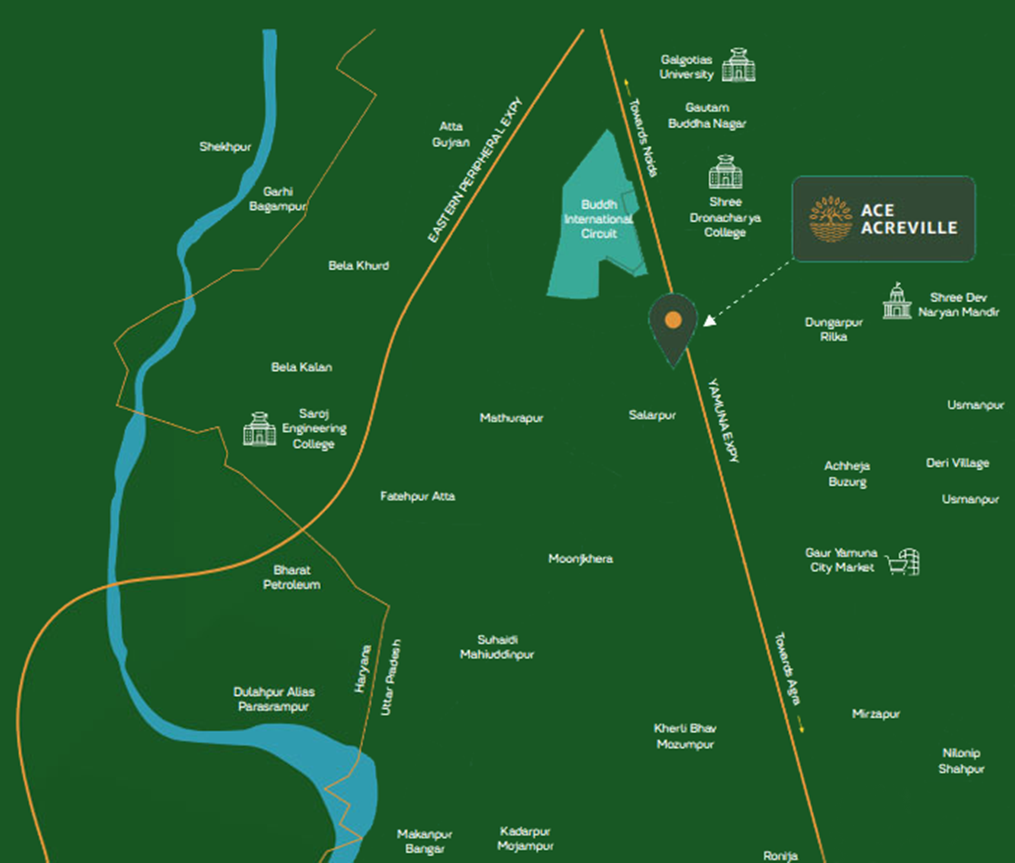 Ace Acreville Map
